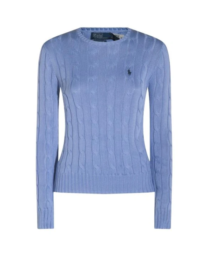 Хлопковый свитер крупной вязки с круглым вырезом Ralph Lauren, синий
Хлопковый свитер крупной вязки с круглым вырезом Ralph Lauren, синий