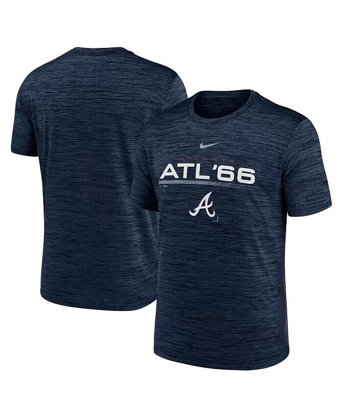 Мужская темно-синяя футболка Atlanta Braves с надписью Velocity Performance Nike
Мужская темно-синяя футболка Atlanta Braves с надписью Velocity Performance Nike