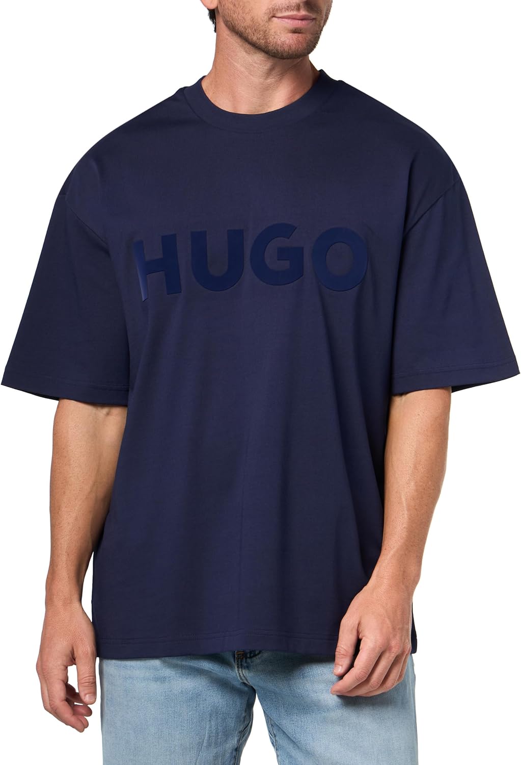 Мужская хлопковая футболка Hugo с тональным логотипом, Evening Blue, Синий, Мужская хлопковая футболка Hugo с тональным логотипом, Evening Blue
Мужская хлопковая футболка Hugo с тональным логотипом, Evening Blue, Синий, Мужская хлопковая футболка Hugo с тональным логотипом, Evening Blue