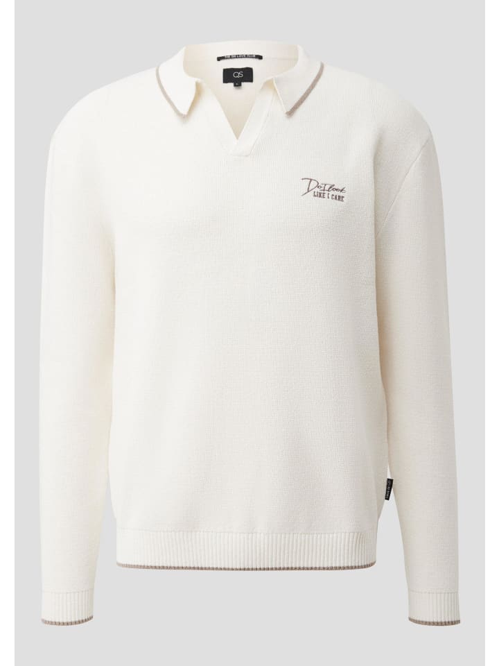 вязаный свитер в цвете 0300_off-white QS
вязаный свитер в цвете 0300_off-white QS