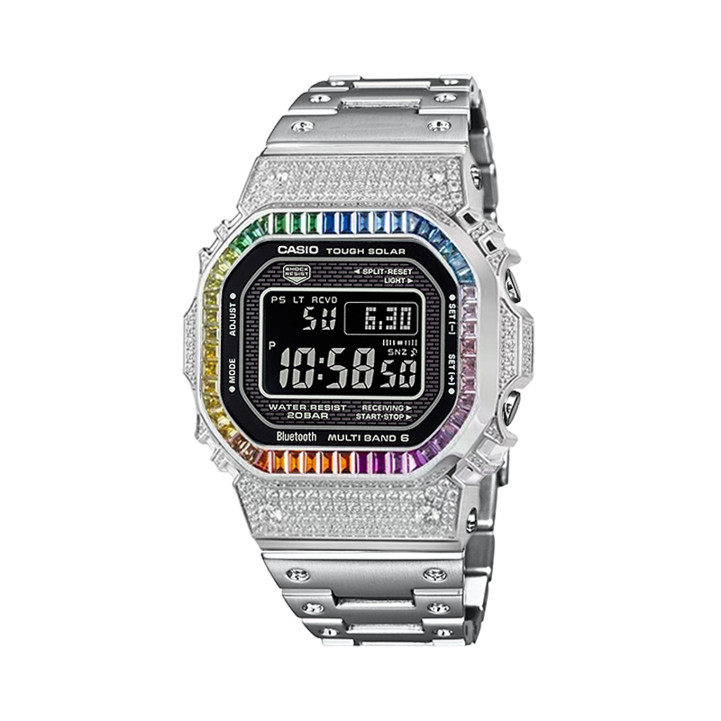 CASIO Серия retrofit GMW B5000 1A часы с солнечным механизмом металлический ремешок унисекс черный циферблат
CASIO Серия retrofit GMW B5000 1A часы с солнечным механизмом металлический ремешок унисекс черный циферблат