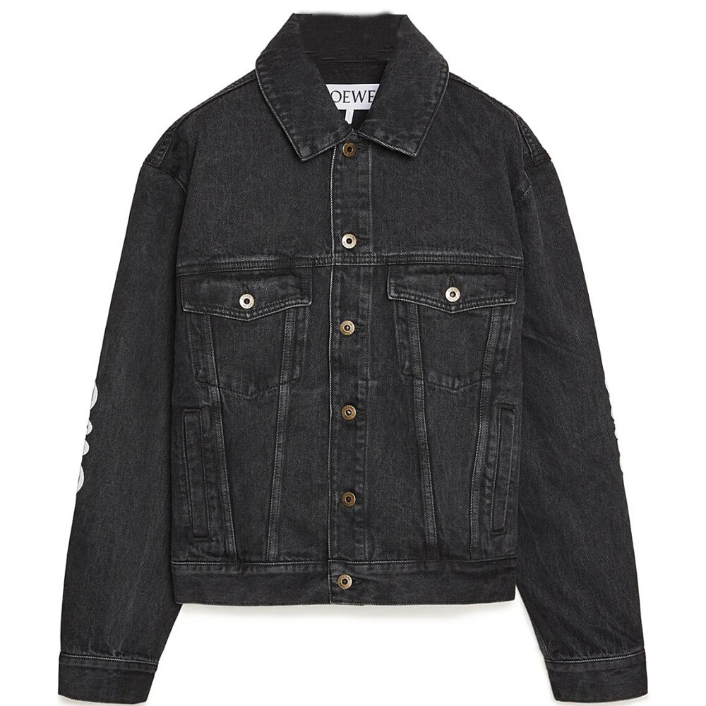 Джинсовая куртка мужская черная Loewe, черный
Джинсовая куртка мужская черная Loewe, черный