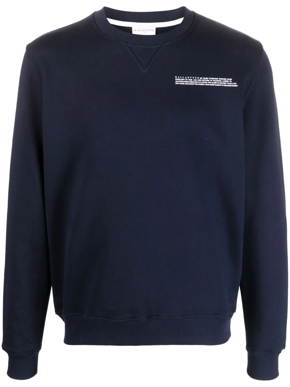 Джемпер с логотипом Ballantyne, синий
Джемпер с логотипом Ballantyne, синий