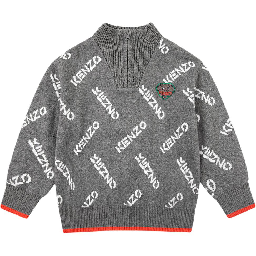 Детский свитер KENZO, серый
Детский свитер KENZO, серый