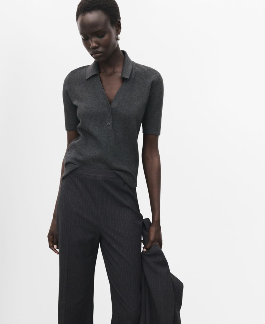 Женский свитер тонкой вязки с воротником-стойкой MANGO, Medium Heather Grey
Женский свитер тонкой вязки с воротником-стойкой MANGO, Medium Heather Grey