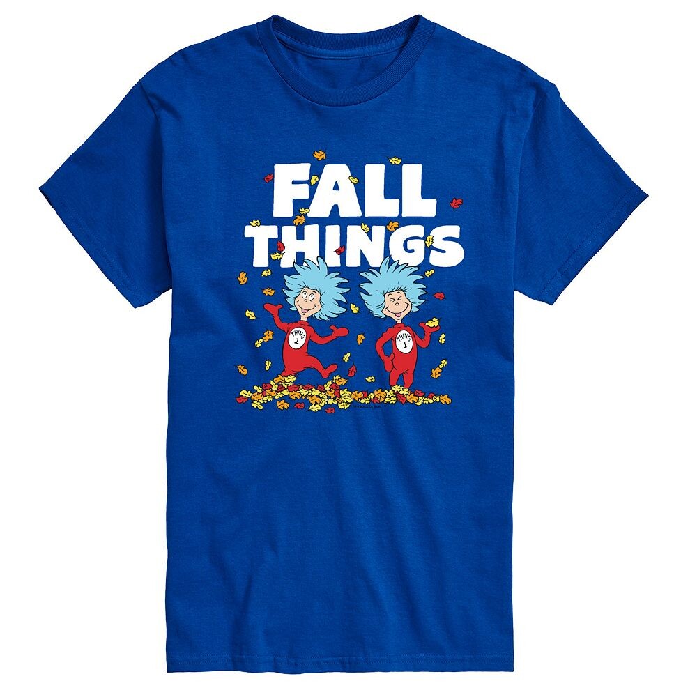 Мужская футболка с рисунком Dr. Seuss Grinch Fall Things Licensed Character, синий
Мужская футболка с рисунком Dr. Seuss Grinch Fall Things Licensed Character, синий