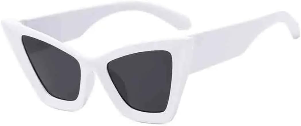 Солнцезащитные очки с защитой UV400 | Увеличенные линзы "кошачий глаз" с цветными линзами | Для женщин и мужчин | Для занятий спортом на открытом воздухе и вождения DSVIGF, White Gray
Солнцезащитные очки с защитой UV400 | Увеличенные линзы "кошачий глаз" с цветными линзами | Для женщин и мужчин | Для занятий спортом на открытом воздухе и вождения DSVIGF, White Gray