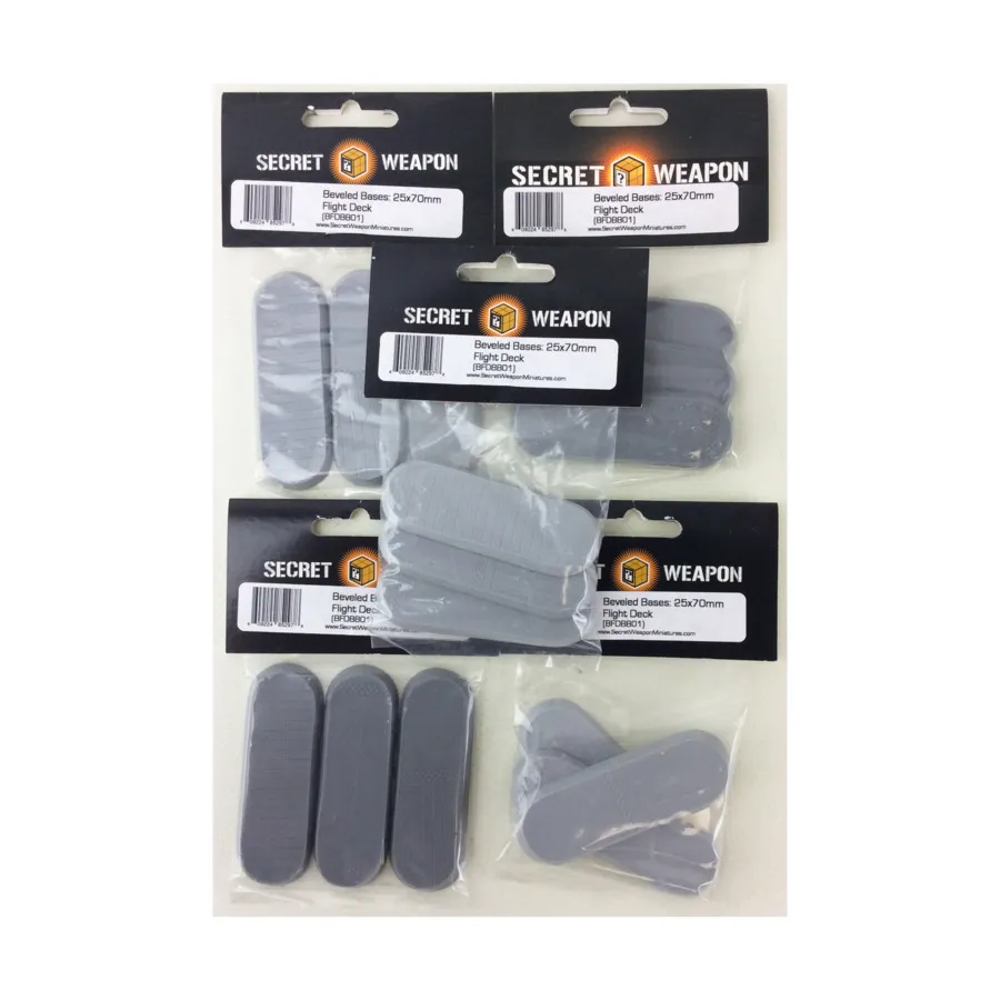 25x70 мм велосипедные/кавалерийские скошенные основания № 1 — кабина экипажа (5 шт.), Miniature Bases - Flight Deck
25x70 мм велосипедные/кавалерийские скошенные основания № 1 — кабина экипажа (5 шт.), Miniature Bases - Flight Deck