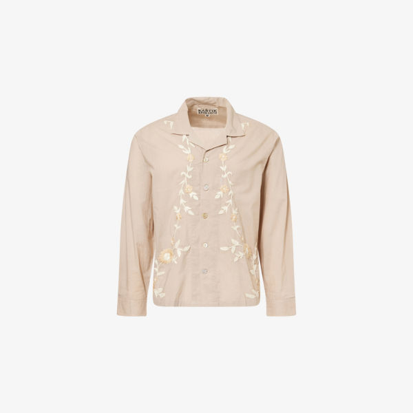 Рубашка Kartik Research с цветочной вышивкой, серый
Рубашка Kartik Research с цветочной вышивкой, серый