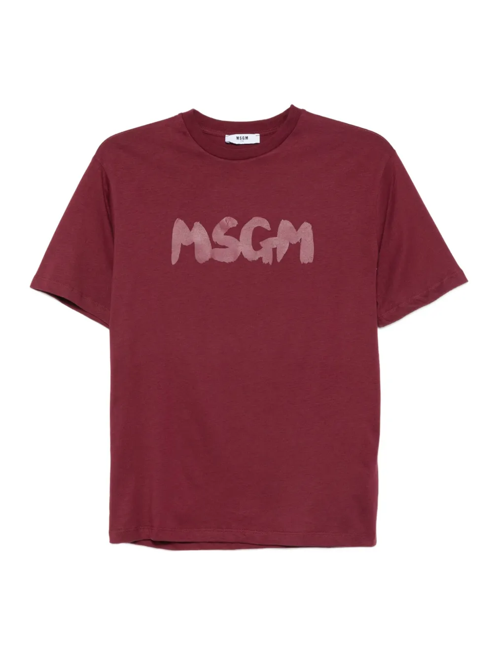 Футболка с логотипом MSGM Kids, красный 
Футболка с логотипом MSGM Kids, красный