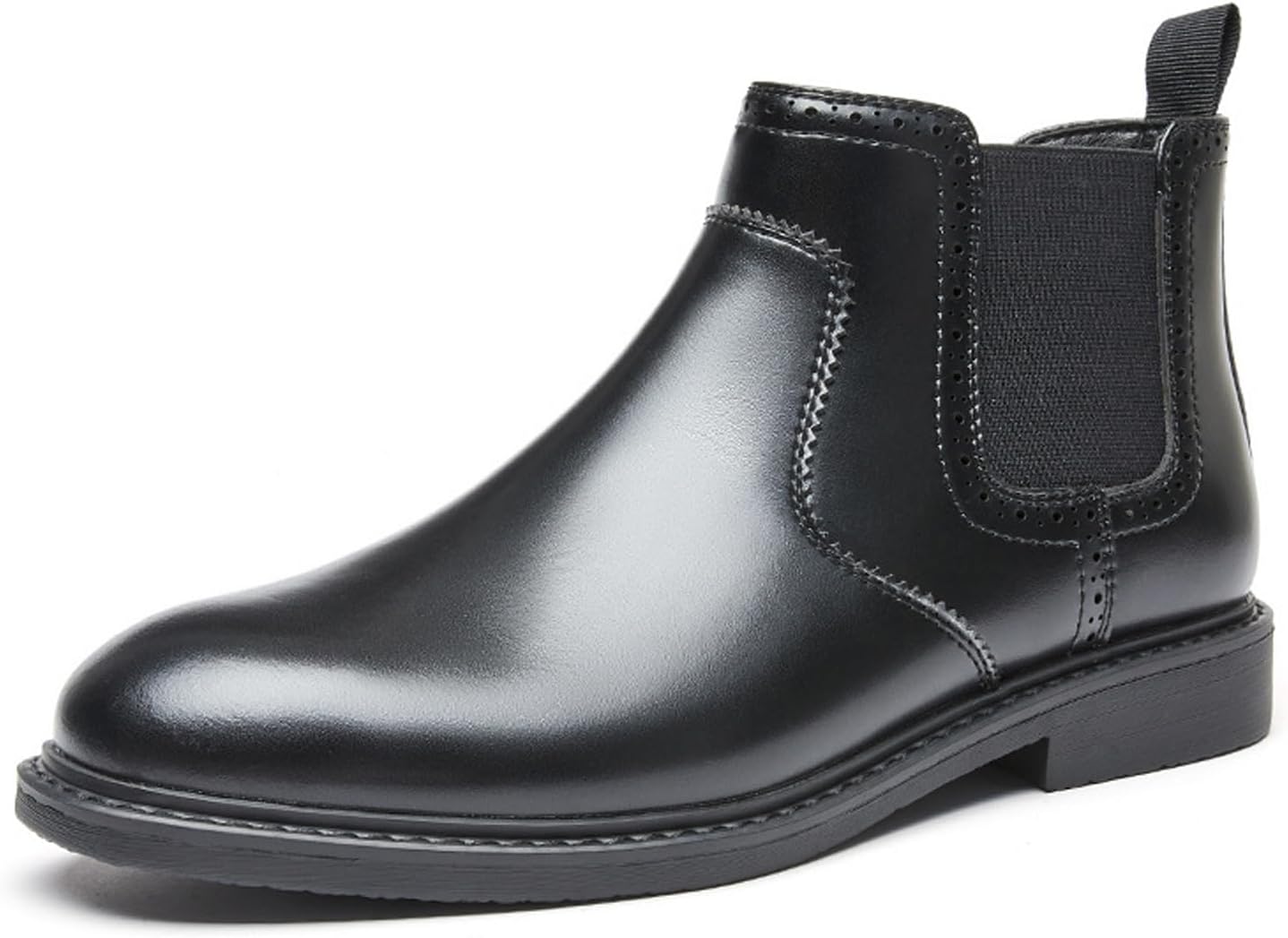 Мужские кожаные простые ботинки на каблуке, с запрокидыванием, формальные, до щиколотки, ретро с круглым носком, удобные, противоскользящие, для работы, бизнеса, свадьбы, челси Nelsbrex, черный
Мужские кожаные простые ботинки на каблуке, с запрокидыванием, формальные, до щиколотки, ретро с круглым носком, удобные, противоскользящие, для работы, бизнеса, свадьбы, челси Nelsbrex, черный
