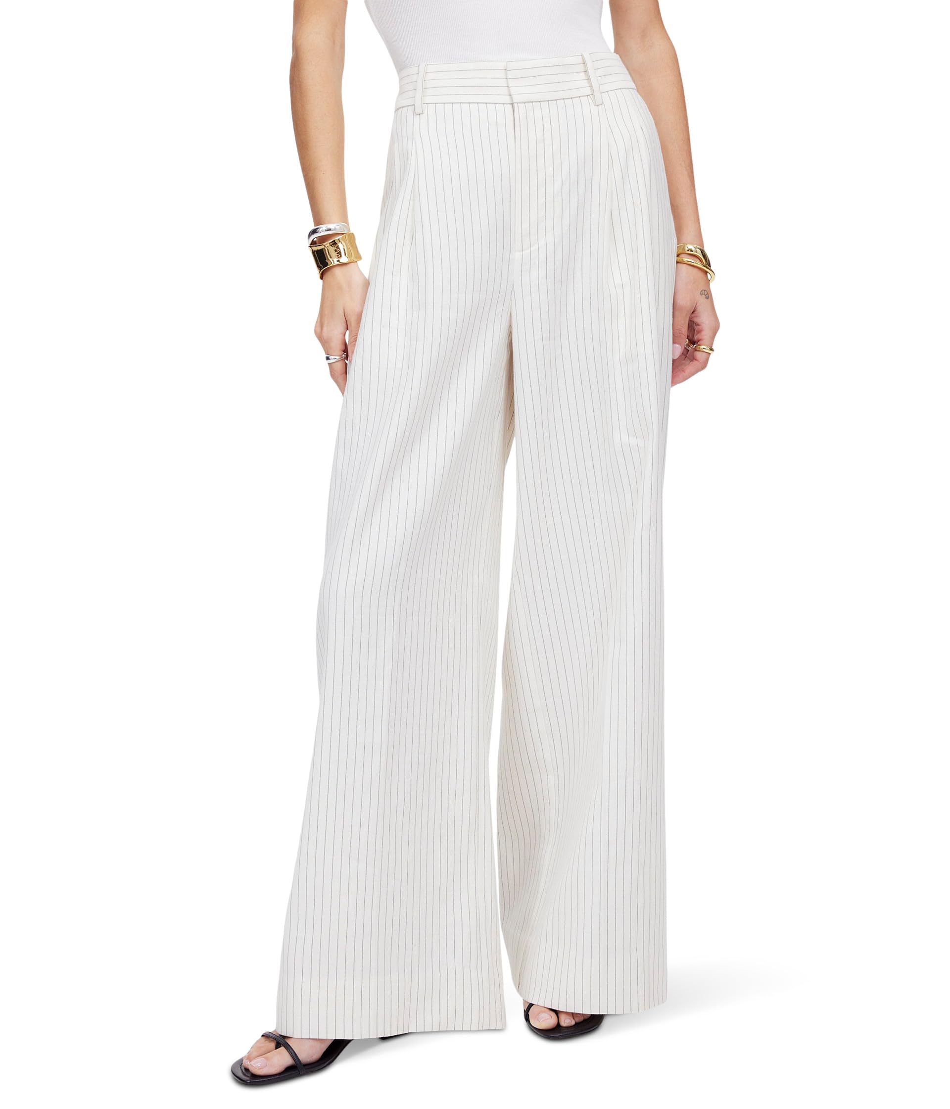 Брюки Madewell Superwide Harlow Pinstripe - Cotton Polyester, Ivory Black Pinstripe
Брюки Madewell Superwide Harlow Pinstripe - Cotton Polyester, Ivory Black Pinstripe