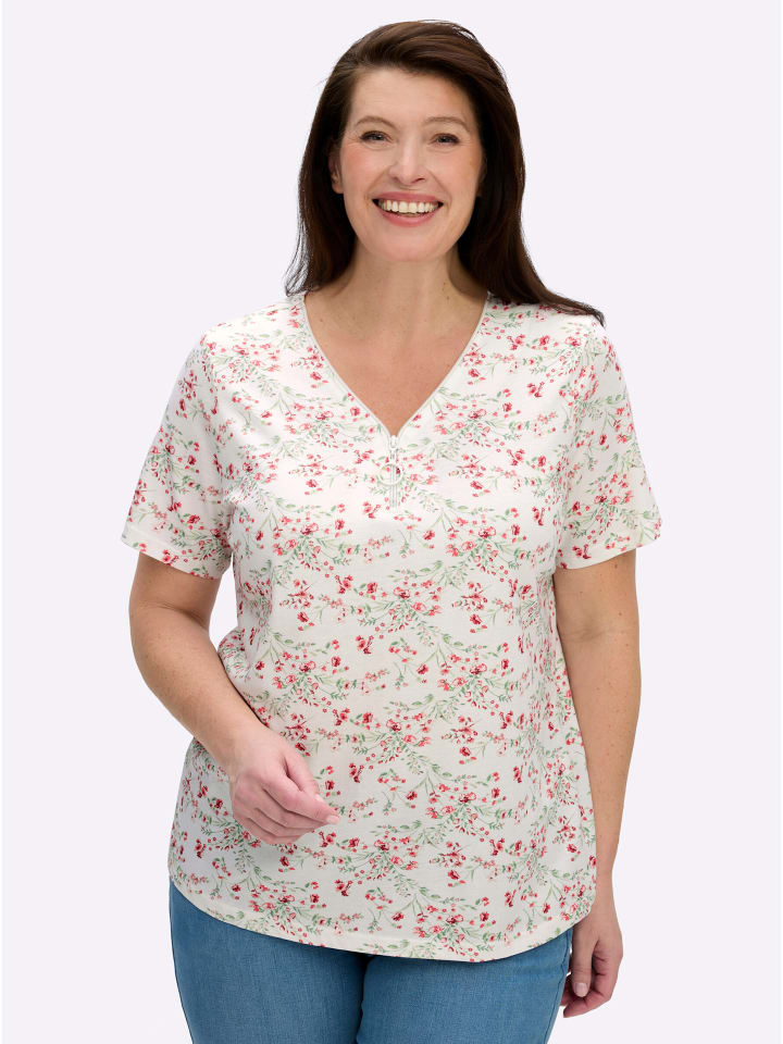 WITT WEIDEN Футболка с короткими рукавами, выполненная в узоре цвета экрю и светло-розового, Розовый, WITT WEIDEN Футболка с короткими рукавами, выполненная в узоре цвета экрю и светло-розового
WITT WEIDEN Футболка с короткими рукавами, выполненная в узоре цвета экрю и светло-розового, Розовый, WITT WEIDEN Футболка с короткими рукавами, выполненная в узоре цвета экрю и светло-розового