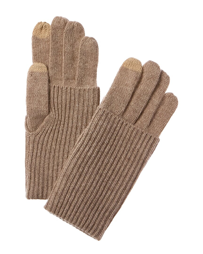 Amicale Cashmere Кашемировые перчатки с отворотом и манжетой в рубчик, коричневый
Amicale Cashmere Кашемировые перчатки с отворотом и манжетой в рубчик, коричневый
