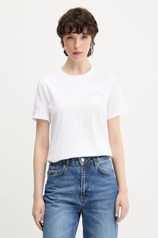 Хлопковая футболка Converse, белый
Хлопковая футболка Converse, белый