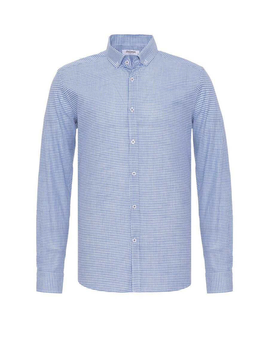 Рубашка на пуговицах классического кроя Moxx Paris, синий
Рубашка на пуговицах классического кроя Moxx Paris, синий
