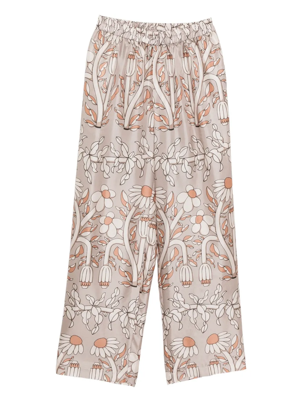 Шелковые брюки с цветочным принтом Biyan, нейтральный
Шелковые брюки с цветочным принтом Biyan, нейтральный