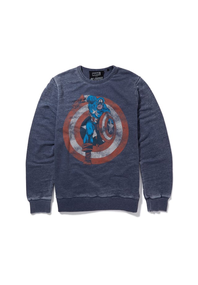 Толстовка Marvel Captain America с крутым принтом Captain America Re:Covered, синий
Толстовка Marvel Captain America с крутым принтом Captain America Re:Covered, синий