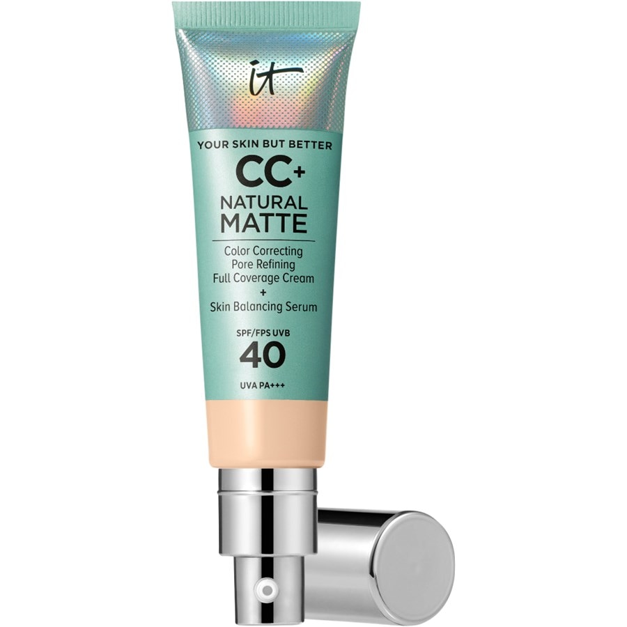 Тональная основа it Cosmetics Your Skin But Better CC+ Cream Natural Matte SPF 40, Fair / 32 ml
Тональная основа it Cosmetics Your Skin But Better CC+ Cream Natural Matte SPF 40, Fair / 32 ml
