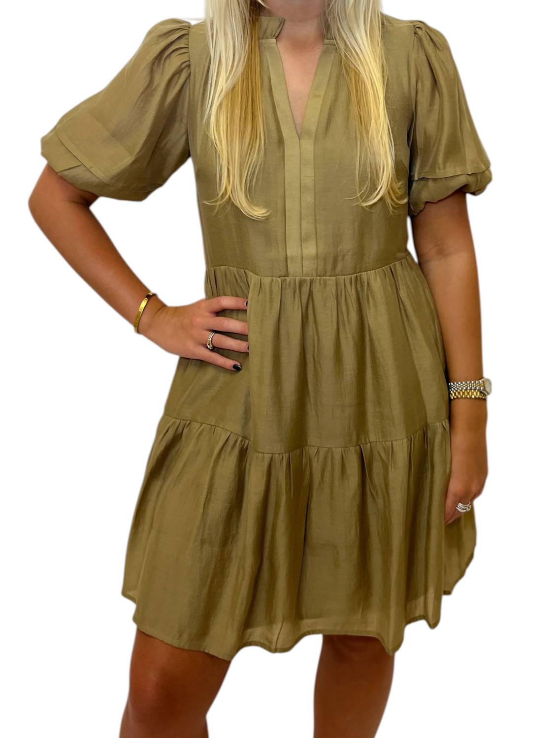 Мини-платье Cecil с ярусами в зеленом цвете Joy Joy
Мини-платье Cecil с ярусами в зеленом цвете Joy Joy