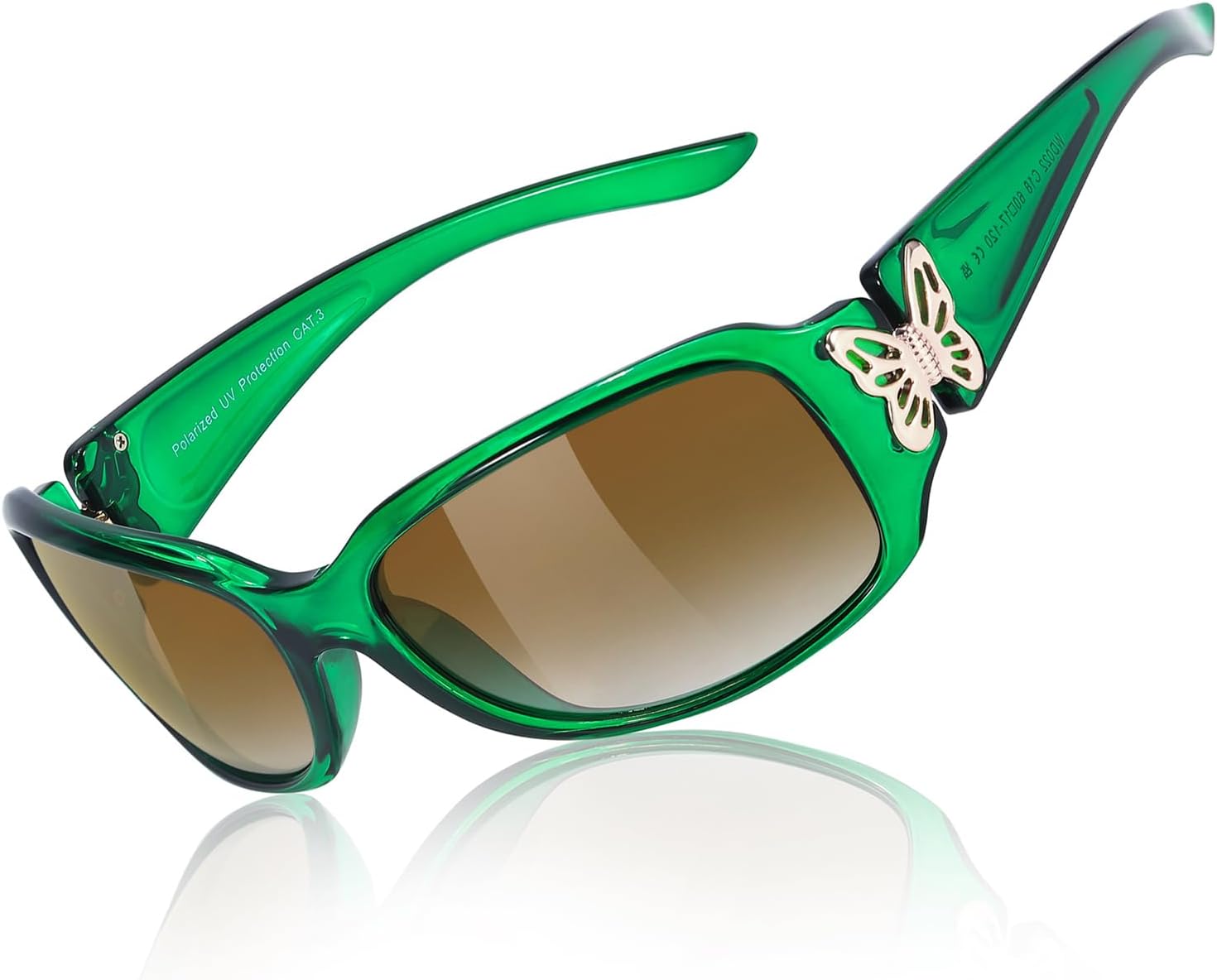 Женские поляризованные солнцезащитные очки TJUTR с обтекаемым дизайном в виде бабочки, в модном стиле Jackie-O, обеспечивают защиту от УФ-излучения UV400, A10 Emerald Frame Gradient Brown Lenses
Женские поляризованные солнцезащитные очки TJUTR с обтекаемым дизайном в виде бабочки, в модном стиле Jackie-O, обеспечивают защиту от УФ-излучения UV400, A10 Emerald Frame Gradient Brown Lenses