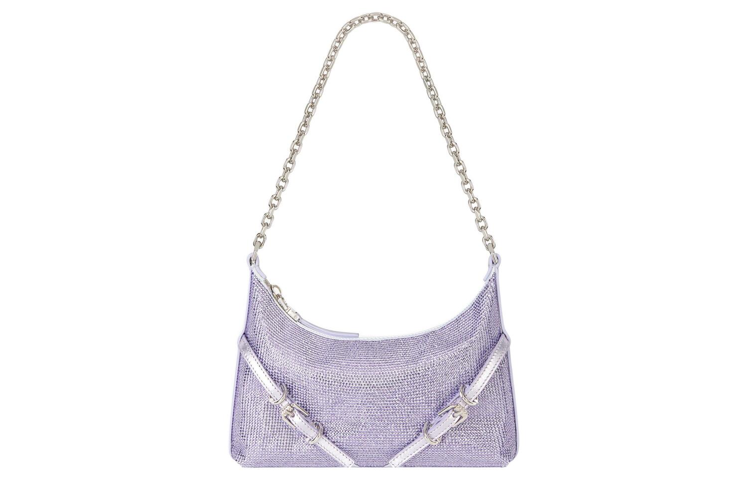 Вояж С стразами атласная сумка через плечо женская фиолетовая Givenchy
Вояж С стразами атласная сумка через плечо женская фиолетовая Givenchy