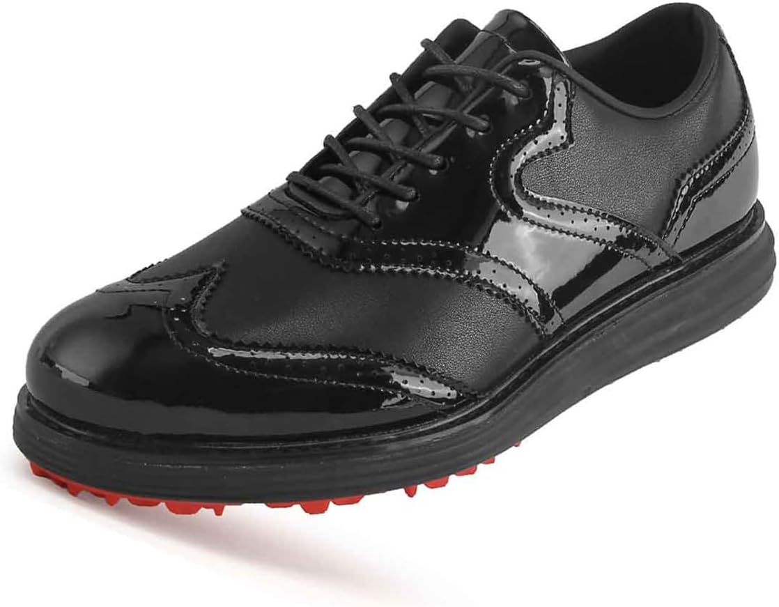 Мужские гольф-кроссовки VEACAM Fashion с отделкой броги для улицы без шипов, для спортивных тренировок, водоотталкивающие, черный
Мужские гольф-кроссовки VEACAM Fashion с отделкой броги для улицы без шипов, для спортивных тренировок, водоотталкивающие, черный