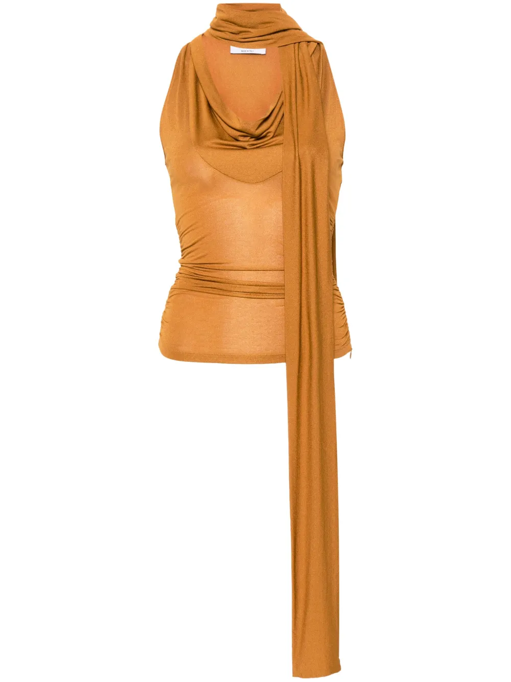 Топ из джерси со сборками BLUMARINE, коричневый
Топ из джерси со сборками BLUMARINE, коричневый