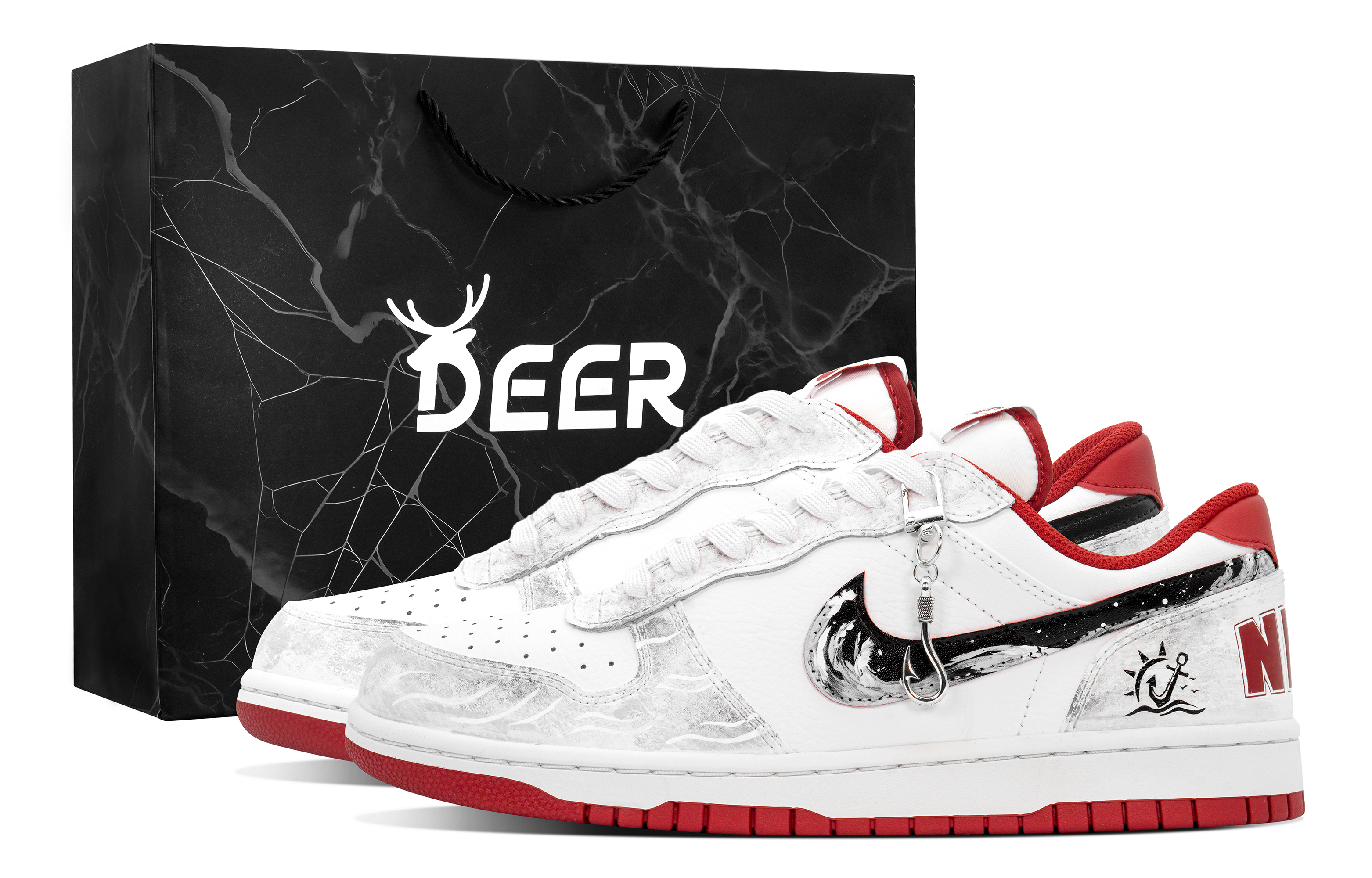 Nike Кроссовки Big DEER Nautical Leather для скейтбординга, устойчивые к истиранию и скольжению, низкие, мужские, красные
Nike Кроссовки Big DEER Nautical Leather для скейтбординга, устойчивые к истиранию и скольжению, низкие, мужские, красные