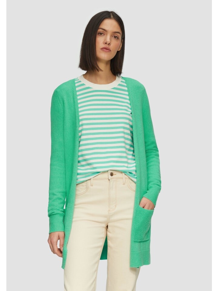 Кардиган s.Oliver Strickjacke langarm, зеленый
Кардиган s.Oliver Strickjacke langarm, зеленый