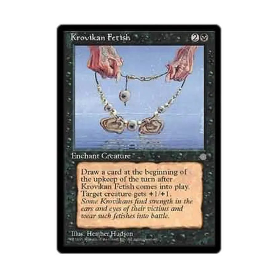 CCG Кровикан Фетиш (К), MTG - Ice Age
CCG Кровикан Фетиш (К), MTG - Ice Age