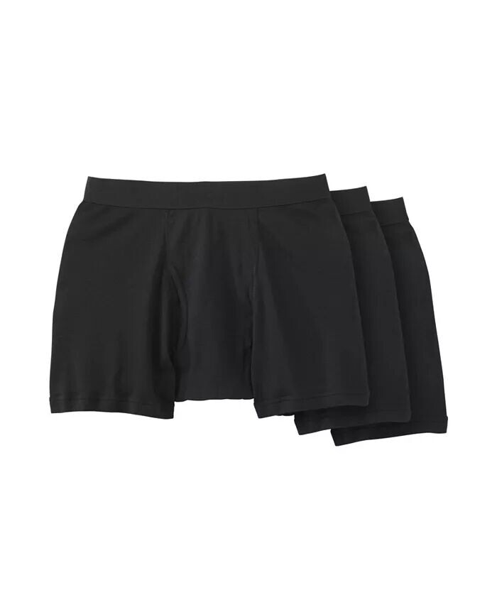 Хлопковые трусы средней длины Big & Tall (3 шт.) KingSize, черный
Хлопковые трусы средней длины Big & Tall (3 шт.) KingSize, черный