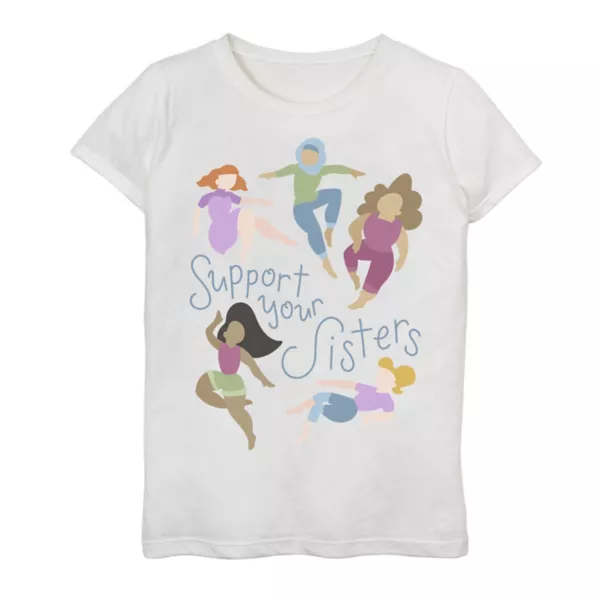 Футболка для девочек 7-16 лет "Сестринская поддержка" Unbranded, белый
Футболка для девочек 7-16 лет "Сестринская поддержка" Unbranded, белый