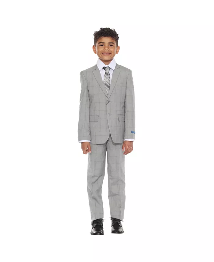 Костюм для мальчика из 5 предметов: жилет, брюки, рубашка и галстук Perry Ellis, серый
Костюм для мальчика из 5 предметов: жилет, брюки, рубашка и галстук Perry Ellis, серый