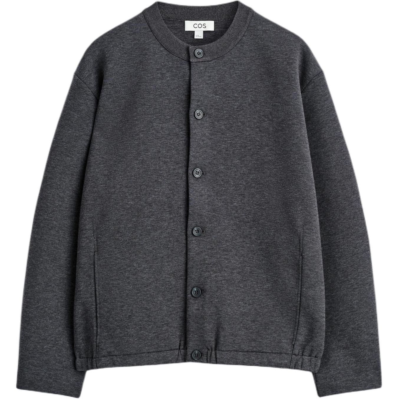 COS Кардиган мужской, темно-серый, вязаный, с круглым вырезом
COS Кардиган мужской, темно-серый, вязаный, с круглым вырезом
