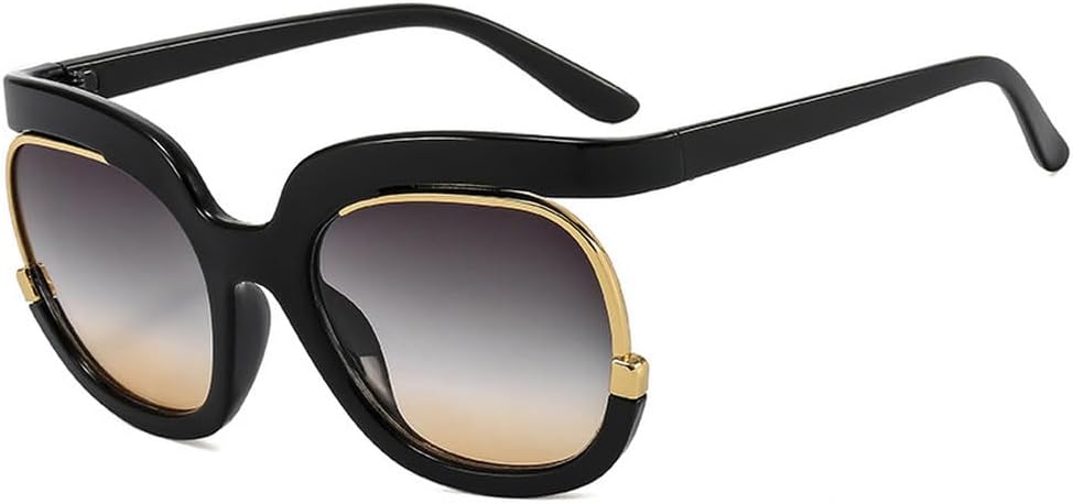 Модные круглые солнцезащитные очки большого размера для женщин и мужчин, ретро-солнцезащитные очки для женщин, трендовые овальные очки с защитой от УФ-излучения UV400 TKKTLLT, Black Gray Yellow
Модные круглые солнцезащитные очки большого размера для женщин и мужчин, ретро-солнцезащитные очки для женщин, трендовые овальные очки с защитой от УФ-излучения UV400 TKKTLLT, Black Gray Yellow