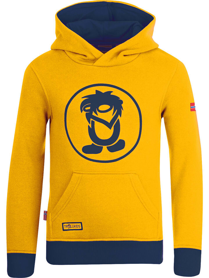 Пуловер с капюшоном Trollkids, желтый
Пуловер с капюшоном Trollkids, желтый