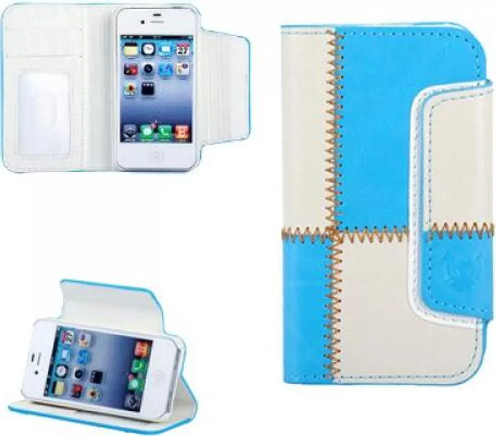 Чехол для Apple iPhone 4 4G 4S numia книжный стиль с рисунком шва синий и белый
Чехол для Apple iPhone 4 4G 4S numia книжный стиль с рисунком шва синий и белый