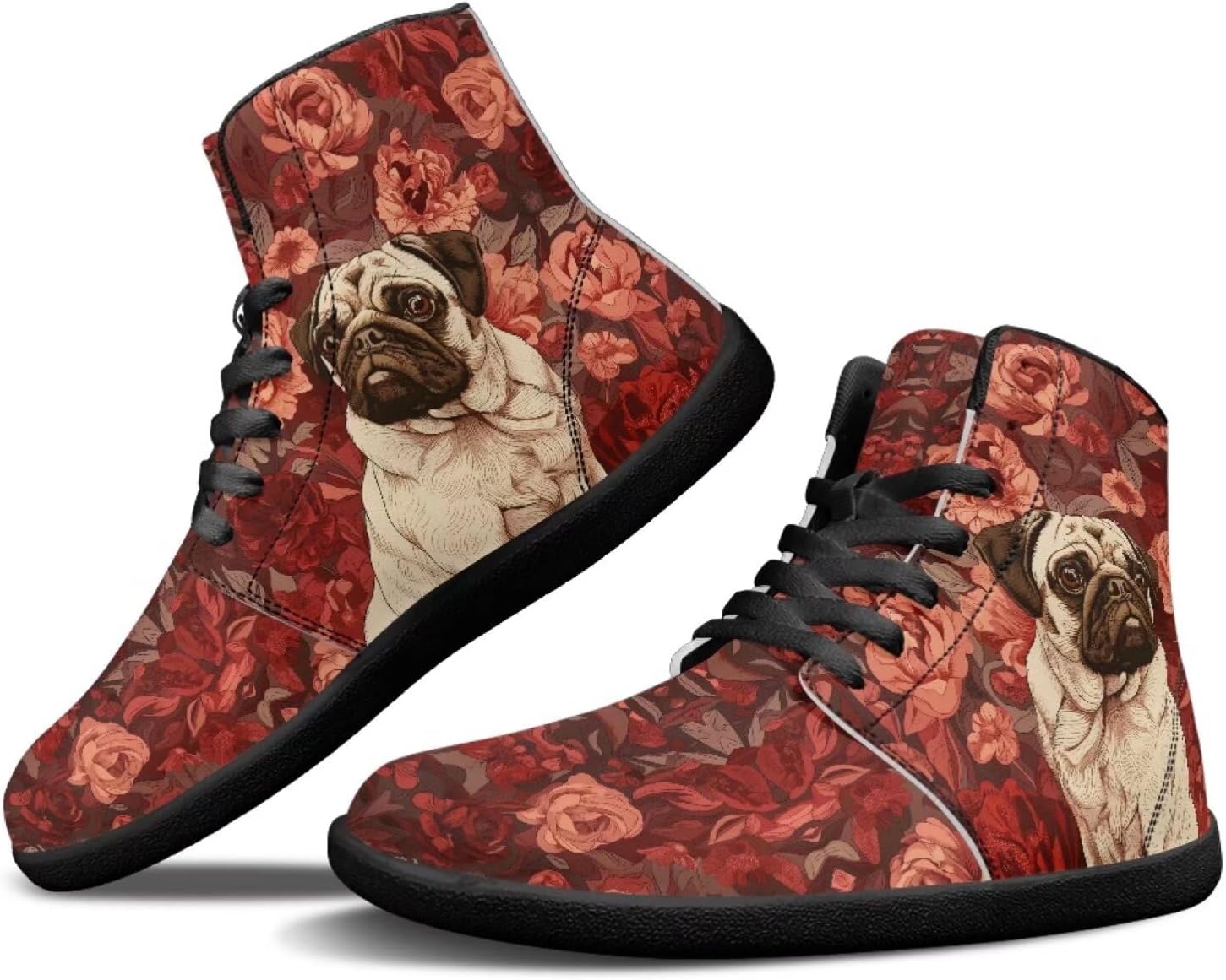 Мужские обувь Binienty Barefoot с широкой пяткой, высокие кеды с ПУ, минималистичные кроссовки с нулевым перепадом для активного отдыха, Pug Red Rose
Мужские обувь Binienty Barefoot с широкой пяткой, высокие кеды с ПУ, минималистичные кроссовки с нулевым перепадом для активного отдыха, Pug Red Rose