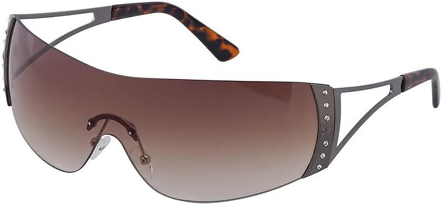 Солнцезащитные очки для женщин в стиле ретро, большие солнцезащитные очки обтекаемой формы, женские солнцезащитные очки без оправы Da Sole Donna generic, C3 Qun Brown
Солнцезащитные очки для женщин в стиле ретро, большие солнцезащитные очки обтекаемой формы, женские солнцезащитные очки без оправы Da Sole Donna generic, C3 Qun Brown