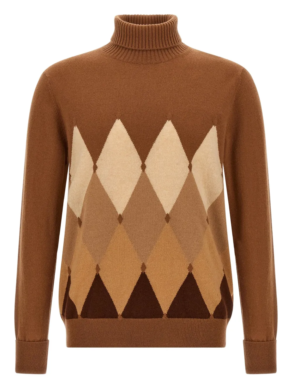 Водолазка с ромбовидным узором Ballantyne, коричневый
Водолазка с ромбовидным узором Ballantyne, коричневый