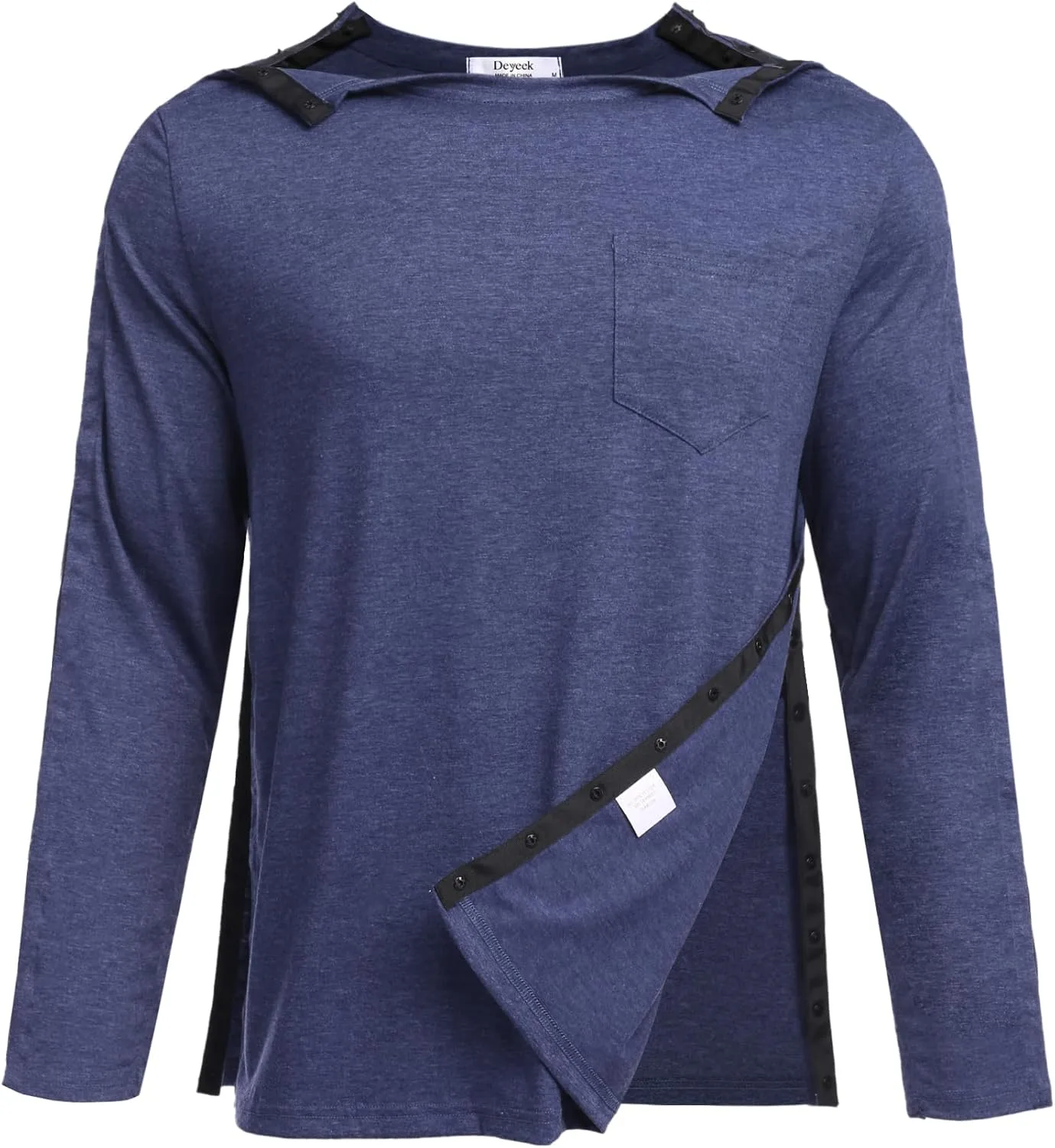 Deyeek мужская рубашка для восстановления после операции на плече с длинными рукавами на кнопках
Deyeek мужская рубашка для восстановления после операции на плече с длинными рукавами на кнопках