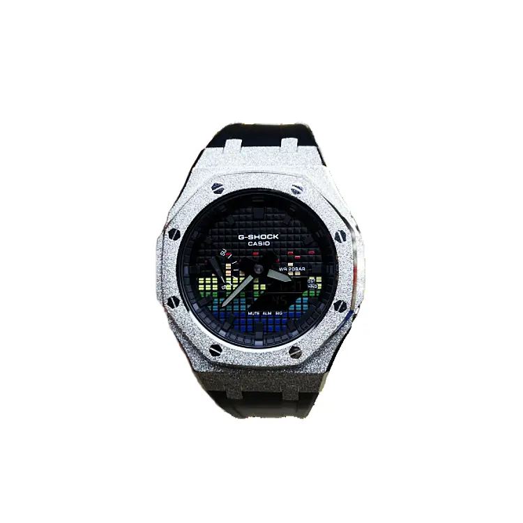 CASIO Часы GA2100 Retrofit Series с кварцевым механизмом, браслет из нержавеющей стали, унисекс, черный циферблат
CASIO Часы GA2100 Retrofit Series с кварцевым механизмом, браслет из нержавеющей стали, унисекс, черный циферблат