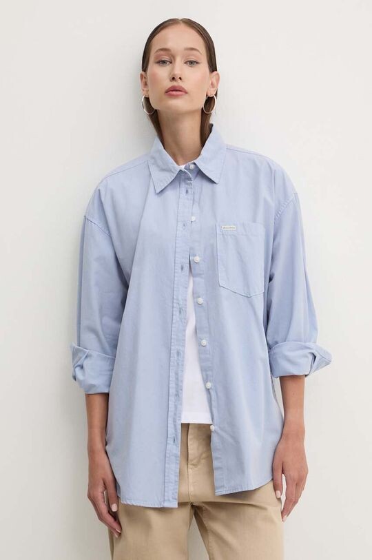 Хлопковая рубашка Guess Jeans, синий
Хлопковая рубашка Guess Jeans, синий