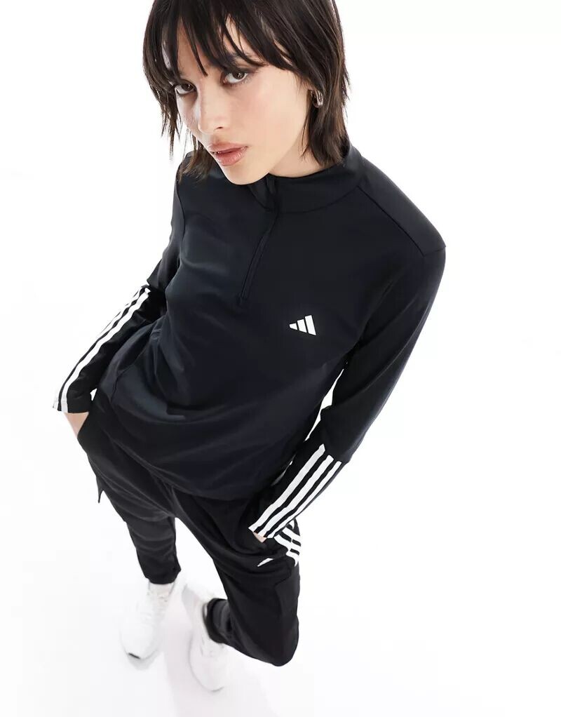 Черный короткий топ на молнии 1/4 adidas Training Hyperglam adidas performance
Черный короткий топ на молнии 1/4 adidas Training Hyperglam adidas performance