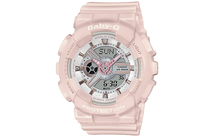 Женские часы BABY-G серые BA-110RG-4A CASIO
Женские часы BABY-G серые BA-110RG-4A CASIO