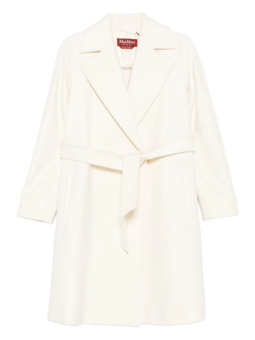 Пальто-халат с поясом MAX MARA, белый
Пальто-халат с поясом MAX MARA, белый