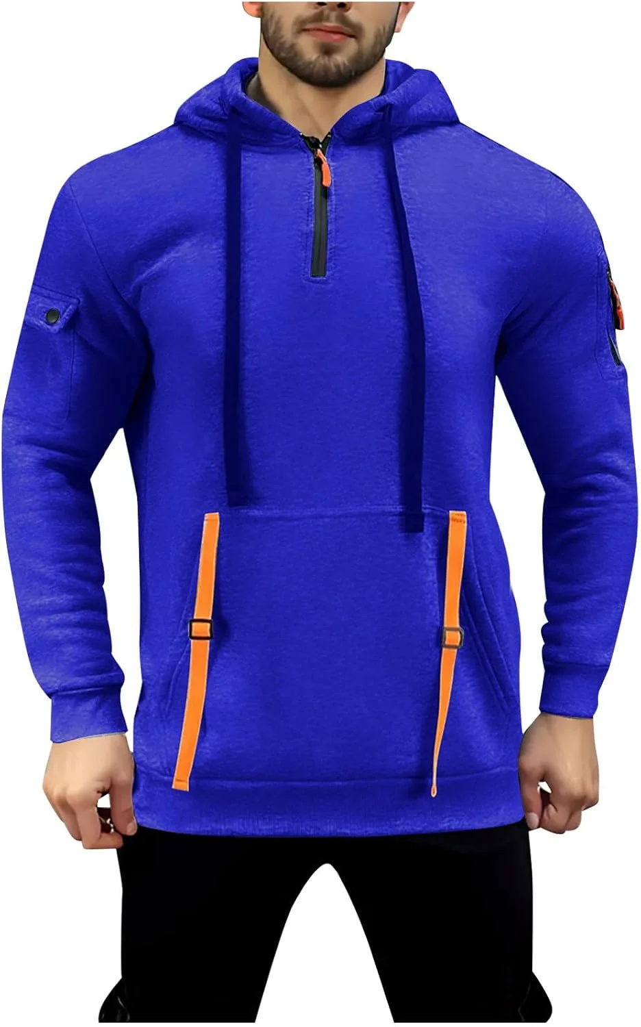 Мужской худи 1/4 молнии с карманами AGWOLF
Мужской худи 1/4 молнии с карманами AGWOLF