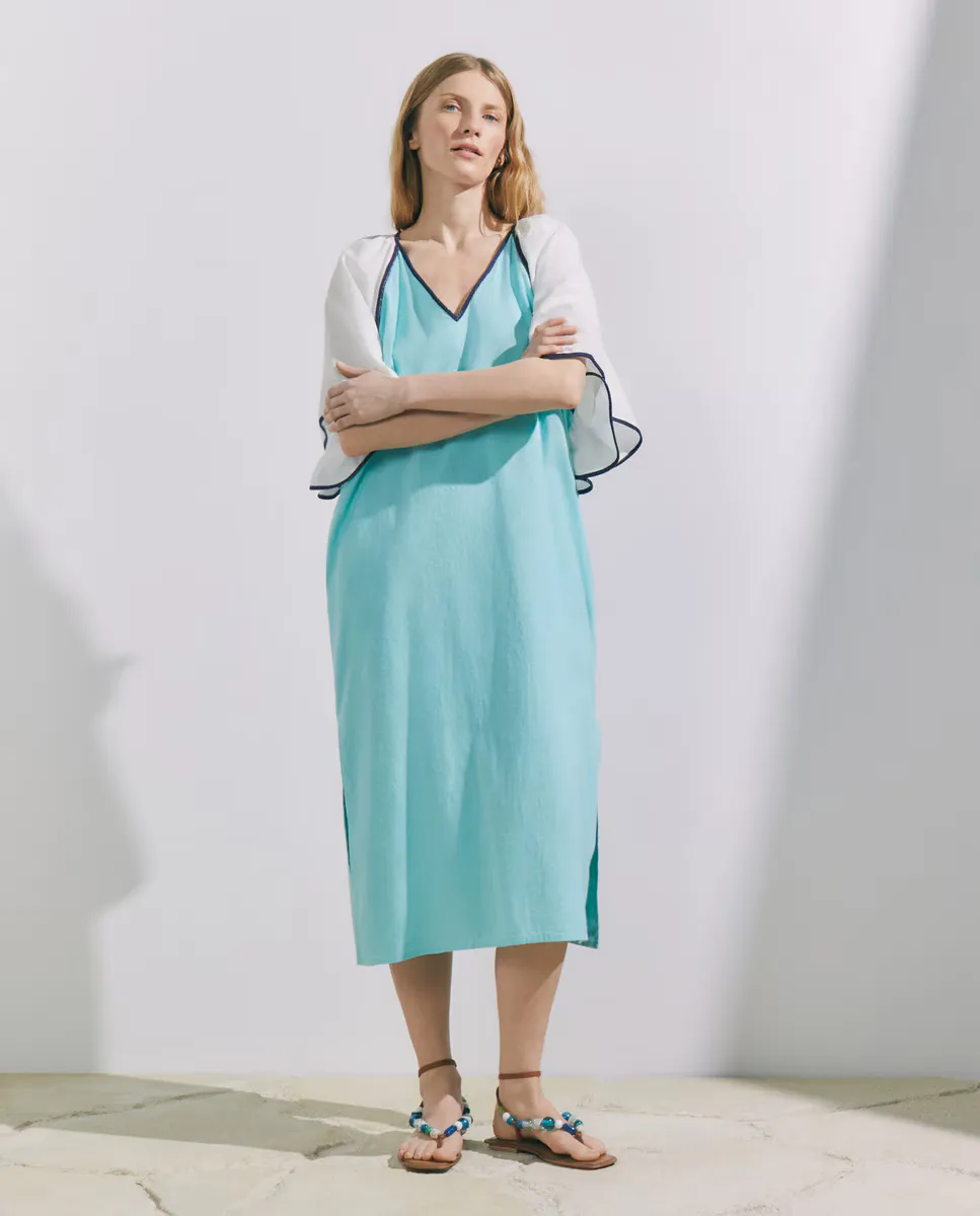 Женский кафтан с рукавами-бабочками Stella Rittwagen, светло-голубой
Женский кафтан с рукавами-бабочками Stella Rittwagen, светло-голубой