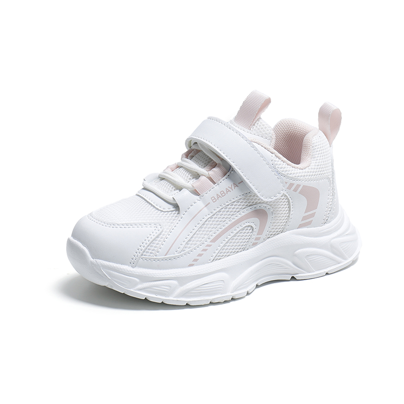 Babaya Износостойкие, легкие и дышащие повседневные кроссовки белого цвета для детей 
Babaya Износостойкие, легкие и дышащие повседневные кроссовки белого цвета для детей